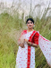 স্ক্রিন প্রিন্ট শাড়ি